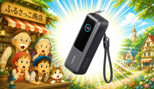 【Anker Power Bank】ふるさっこ商店 今日の入荷｜大容量なのに使いやすい！巻取り式USB-C搭載モバイルバッテリーをレビュー